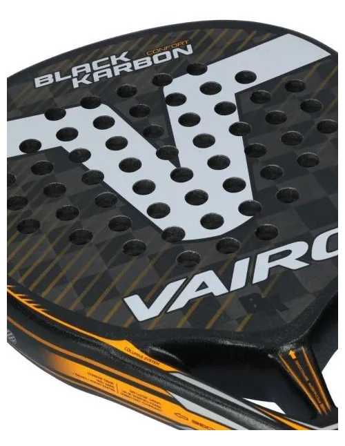 Pala Vairo Black Karbon Confort 2023 | Ofertas de pádel